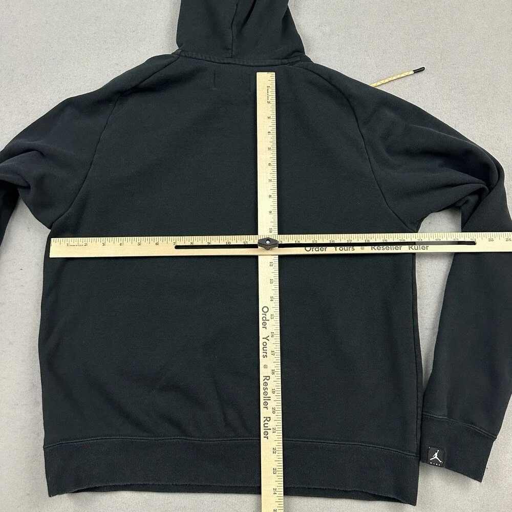 Jordan Hoodie Men Medium Black Jumpman Graphic Sweatshirt Pullover Basketball M